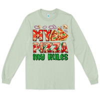 Matcha my pizza  my rules Long Sleeve Tee - AdoDesignShop