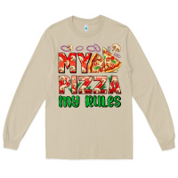 Mushroom my pizza  my rules Long Sleeve Tee - AdoDesignShop