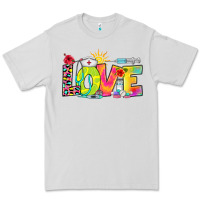 Dove Grey love nurse summer Premium Tee - RanaPortraitStore