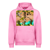 Fuchsia Pink hunting life Urban Hoodie - TumblerDesignByShophia
