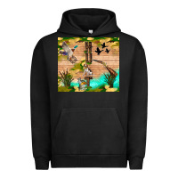 Pigment Black hunting life Urban Hoodie - TumblerDesignByShophia