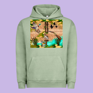 Hunting Life Urban Hoodie Designed By Tumblerdesignbyshophia