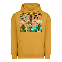Pigment Peanut Butter hunting life Urban Hoodie - TumblerDesignByShophia