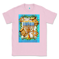 Bubblegum Pink candlestick with parchment Classic Tee - AdoDesignShop