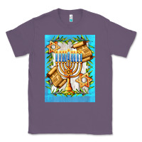 Lavender candlestick with parchment Classic Tee - AdoDesignShop