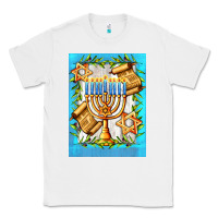 White candlestick with parchment Classic Tee - AdoDesignShop