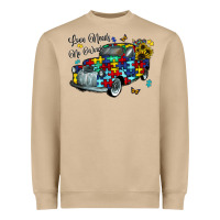 Mushroom love needs no words Heavyweight Sweatshirt - CowhideDigitalArt