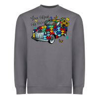Storm love needs no words Heavyweight Sweatshirt - CowhideDigitalArt
