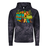 Cloud Black hello fall Vintage Hoodie - JahusDesignShop