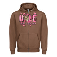 Chestnut hope nobody fights alone Zipper Hoodie - MaliasSmallBusiness