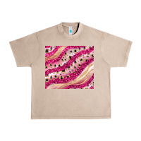 French Oak pink glitter Urban Heavy Tee - JahusDesignShop