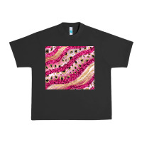 Pigment Black pink glitter Urban Heavy Tee - JahusDesignShop