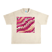 Sandshell pink glitter Urban Heavy Tee - JahusDesignShop