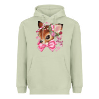 Matcha reindeer head christmas Heavyweight Hoodie - MaliasSmallBusiness