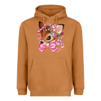 Meerkat reindeer head christmas Heavyweight Hoodie - MaliasSmallBusiness