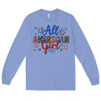 Colony Blue all american girl Long Sleeve Tee - Artiststas