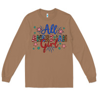 Toasted Coconut all american girl Long Sleeve Tee - Artiststas