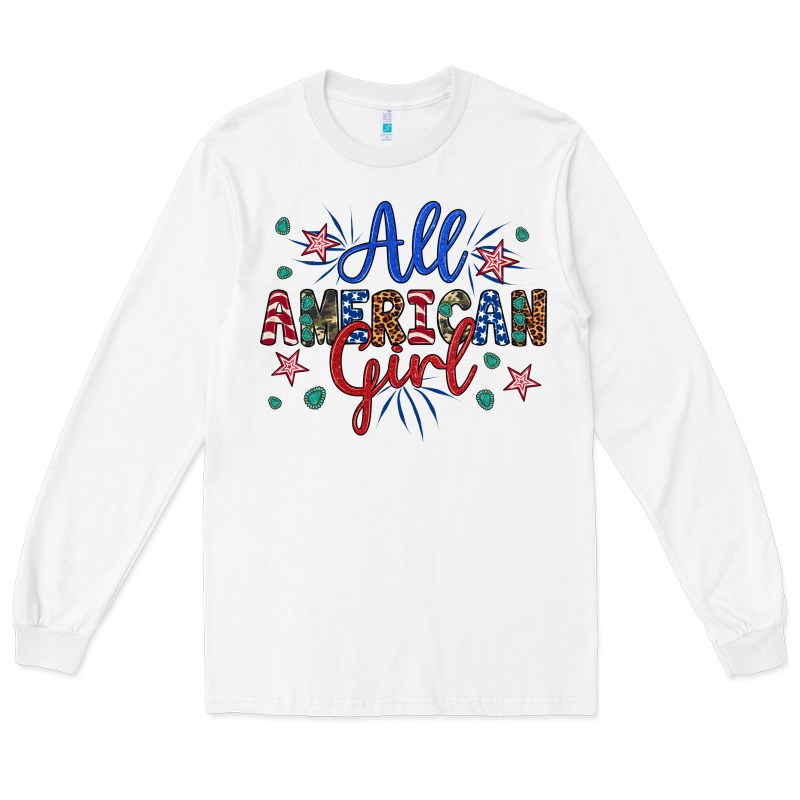 All American Girl Long Sleeve Tee by Artiststas | Teevron