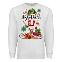 Oatmeal Heather brother elf Premium Sweatshirt - MaliasSmallBusiness