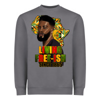 Storm juneteenth living freeish since 1865 Heavyweight Sweatshirt - HRA Design Shop