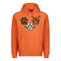 Carrot Christmas paws Premium Hoodie - RanaPortraitStore