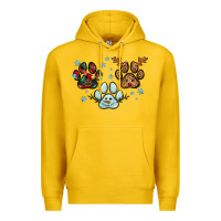 Lemon Christmas paws Premium Hoodie - RanaPortraitStore