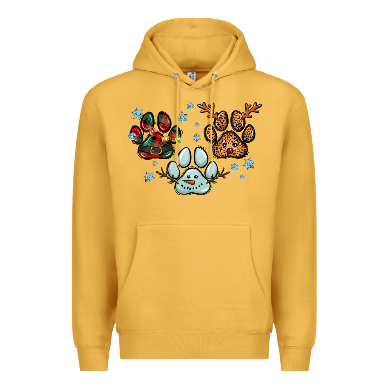 Christmas Paws Premium Hoodie by RanaPortraitStore | Teevron