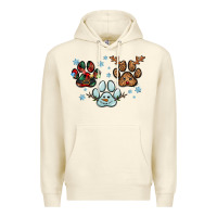 Sandshell Christmas paws Premium Hoodie - RanaPortraitStore