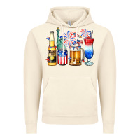 Vintage Artic 4th of July American drinks Vintage Hoodie - Neo Western