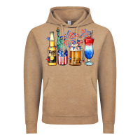 Vintage Coffee 4th of July American drinks Vintage Hoodie - Neo Western