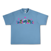 Pebble Blue stitches Urban Heavy Tee - AdoDesignShop