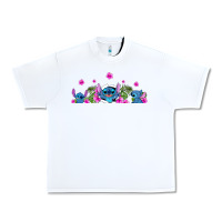 White stitches Urban Heavy Tee - AdoDesignShop