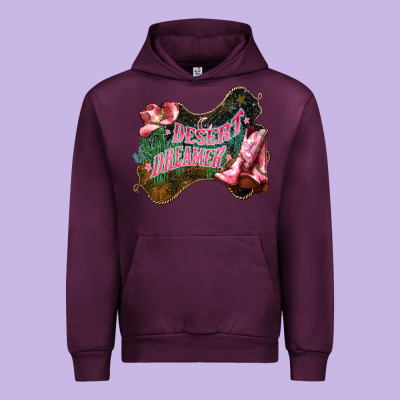 Desert Dreamer Cowgirl Boots Hat Urban Hoodie Designed By Howdyjamesfarm