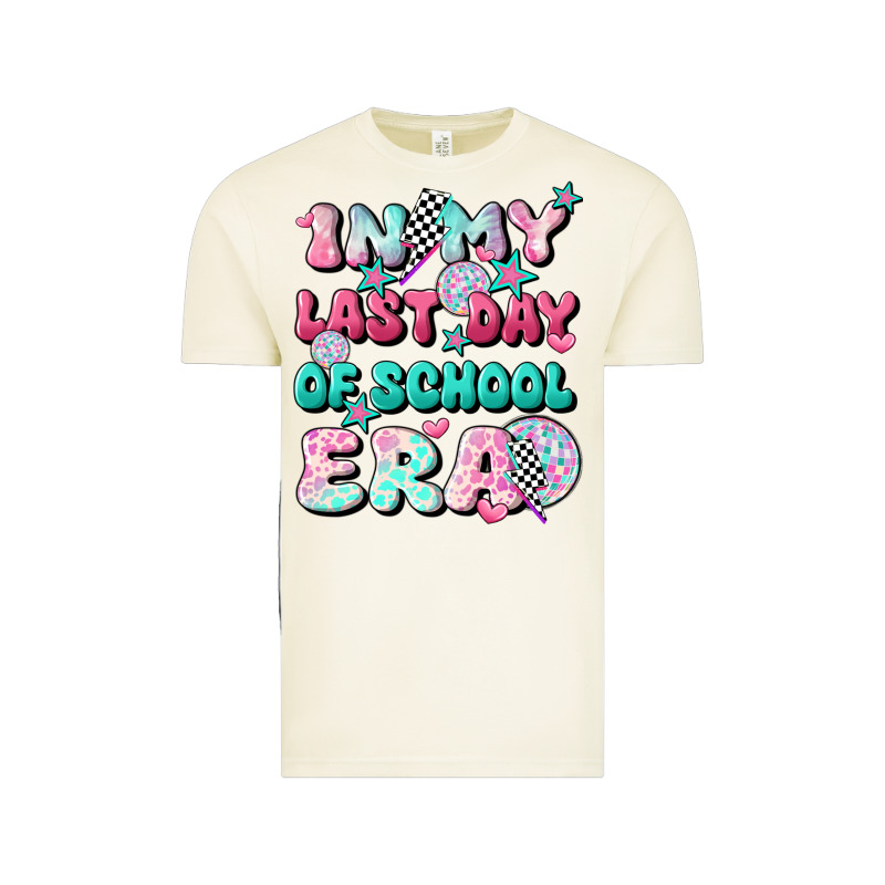 In My Last Day Of School Era Vintage Tee by JahusDesignShop | Teevron