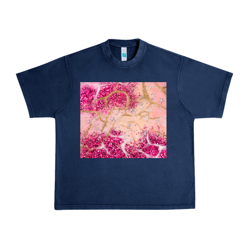 Pink Glitter Urban Heavy Tee by JahusDesignShop | Teevron