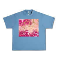 Pebble Blue pink glitter Urban Heavy Tee - JahusDesignShop