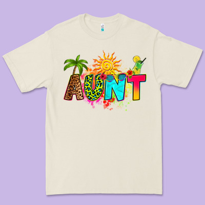 Premium Tee summer aunt
