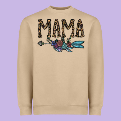 Mama Heavyweight Sweatshirt Designed By Cowhidedigitalart