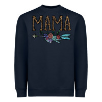 Navy mama Heavyweight Sweatshirt - CowhideDigitalArt