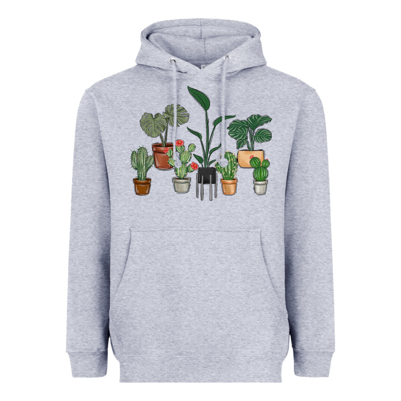 Just One More Plant Heavyweight Hoodie by MaliasSmallBusiness | Teevron
