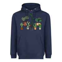 Navy just one more plant Heavyweight Hoodie - MaliasSmallBusiness