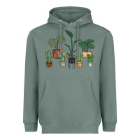 Sage just one more plant Heavyweight Hoodie - MaliasSmallBusiness