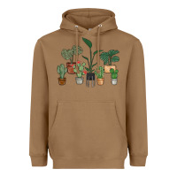 Toasted Coconut just one more plant Heavyweight Hoodie - MaliasSmallBusiness