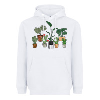 White just one more plant Heavyweight Hoodie - MaliasSmallBusiness