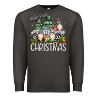 Smoke merry christmas gnomes truck Premium Sweatshirt - MaliasSmallBusiness