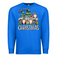 True Royal merry christmas gnomes truck Premium Sweatshirt - MaliasSmallBusiness