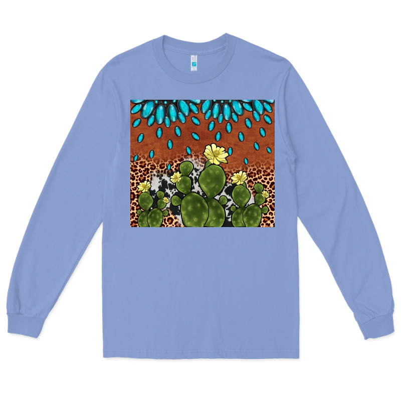 Cactus Gemstone Long Sleeve Tee by AdoDesignShop | Teevron