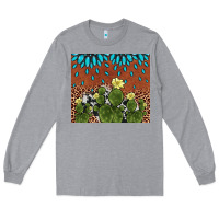 Heather Grey cactus gemstone Long Sleeve Tee - AdoDesignShop