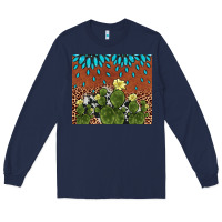 Navy cactus gemstone Long Sleeve Tee - AdoDesignShop