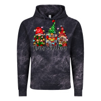 Cloud Black merry christmas gnomes Vintage Hoodie - CowhideDigitalArt